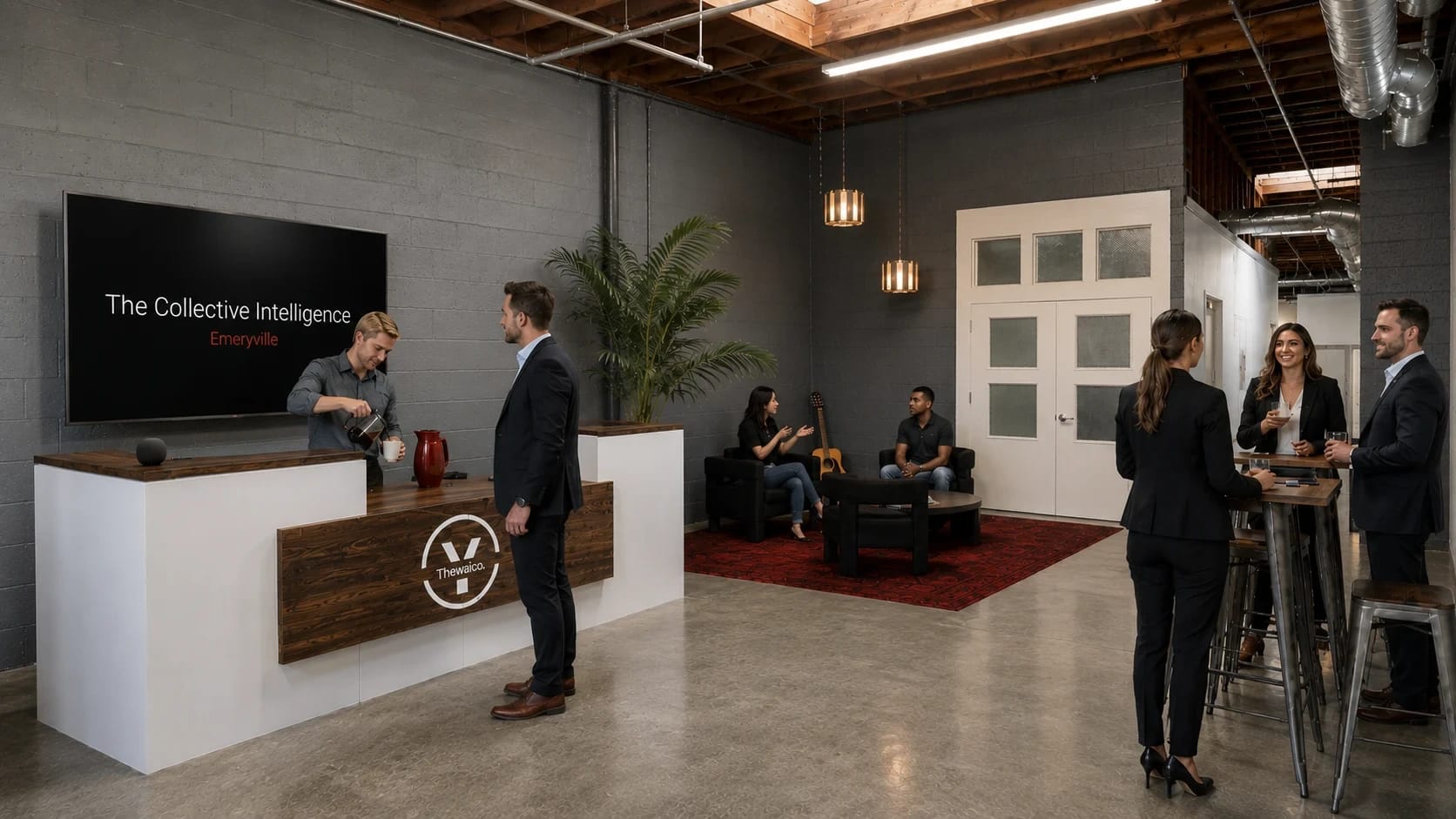The Collective Intelligence lounge, Emeryville
