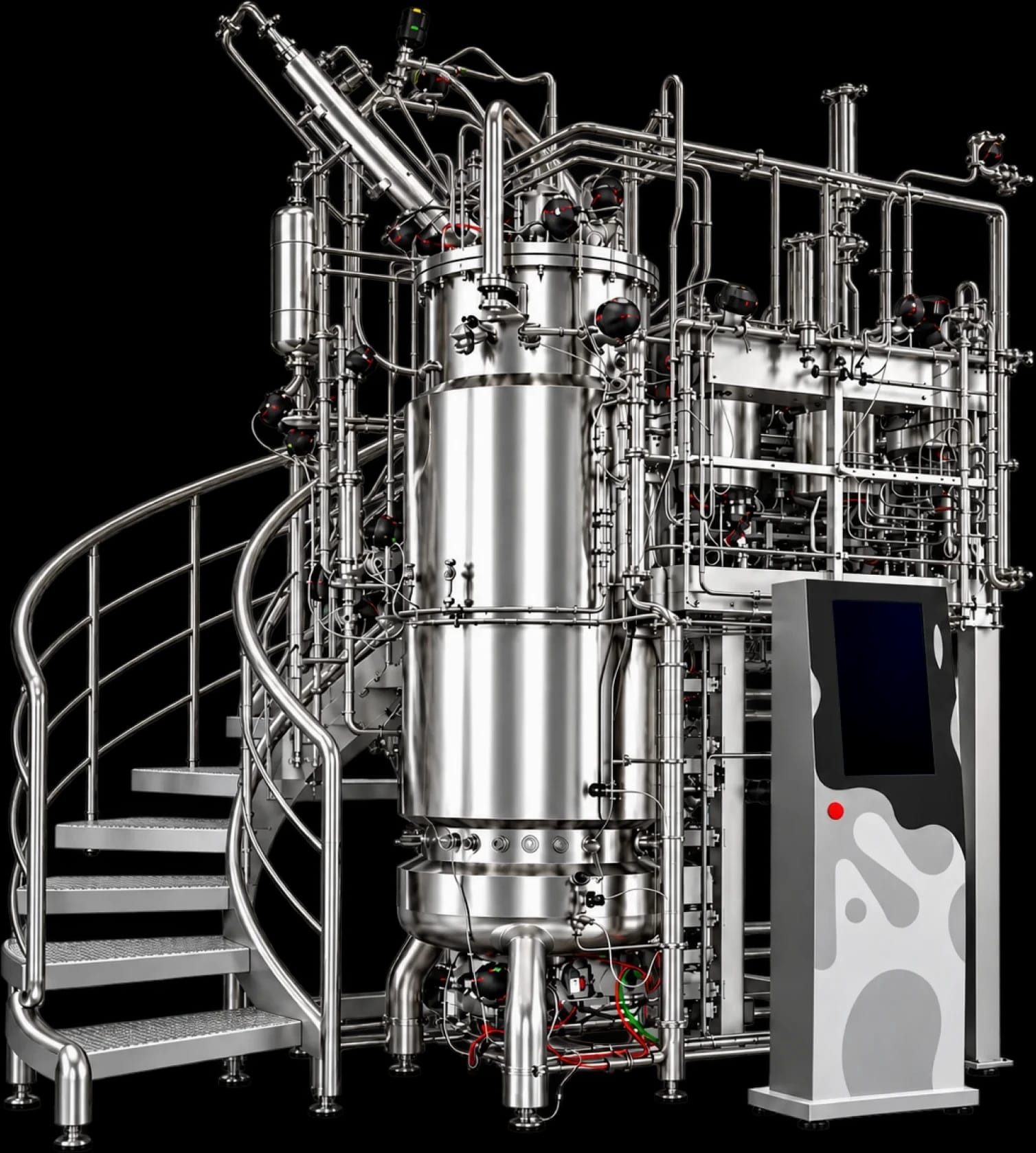 JUMBO production bioreactor, trimmed render