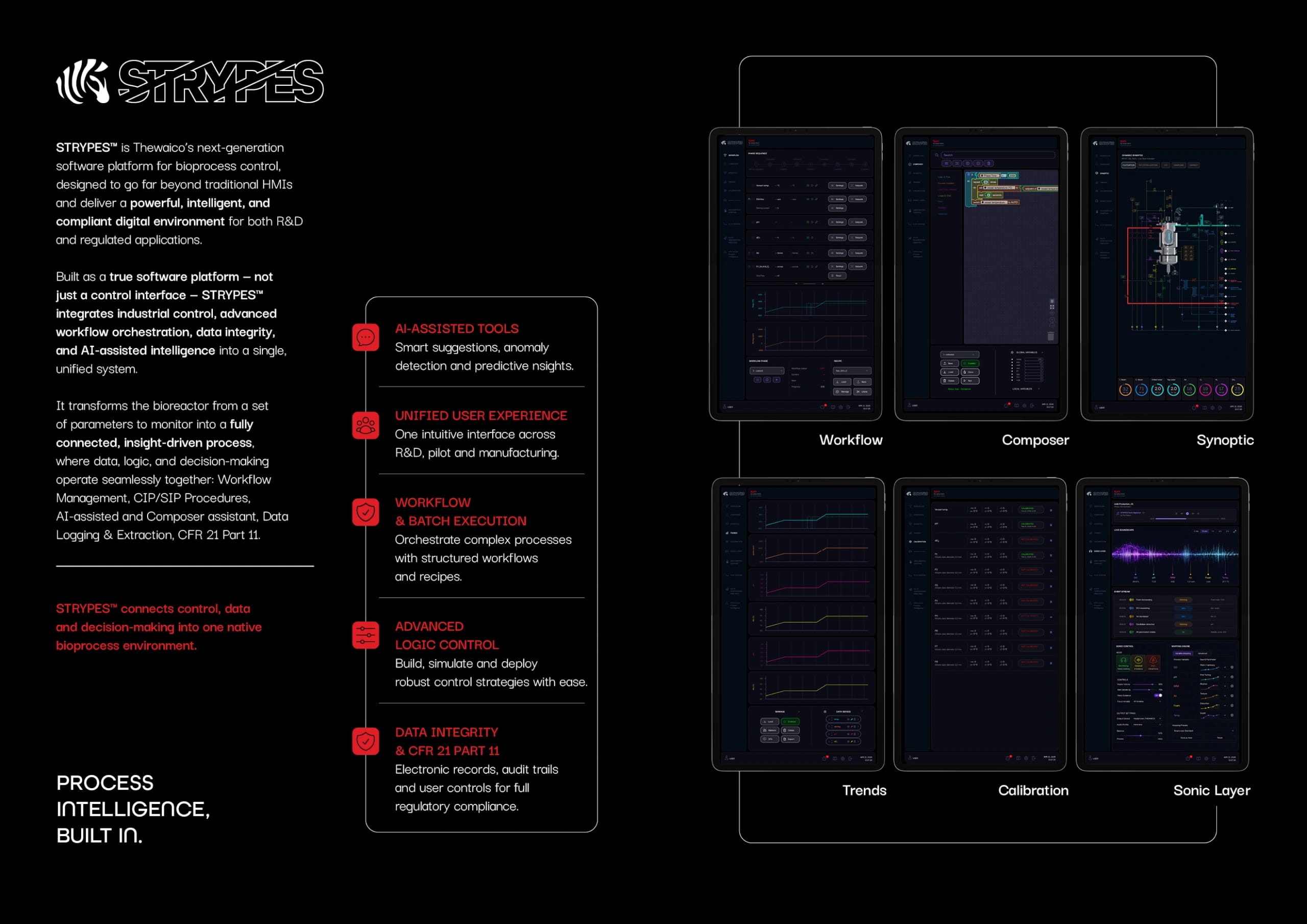 STRYPES software: process intelligence built in